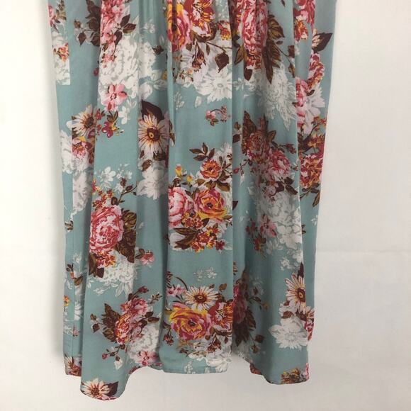 Band of Gypsy Womens Babydoll Mini Dress XS Floral Cottagecore Coquette Beachy - Picture 8 of 11